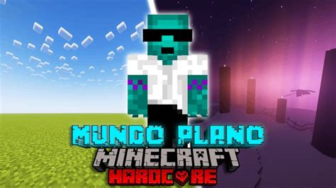 Me Pasé Minecraft en un MUNDO PLANO YouTube