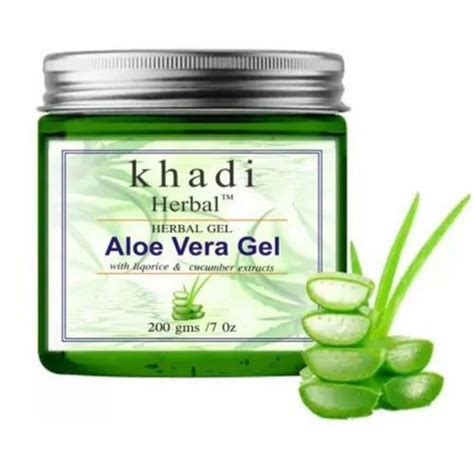 Khadi Natural Herbal Aloe Vera Beauty Gel For Face Skin And Hair 200gm At Rs 189 00 Aloe Vera