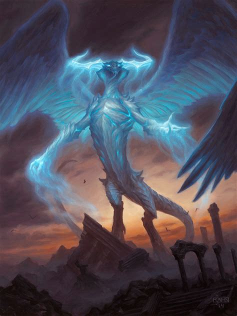 Ugin The Spirit Dragon Alternate Art Mtg Art From Fate Reforged