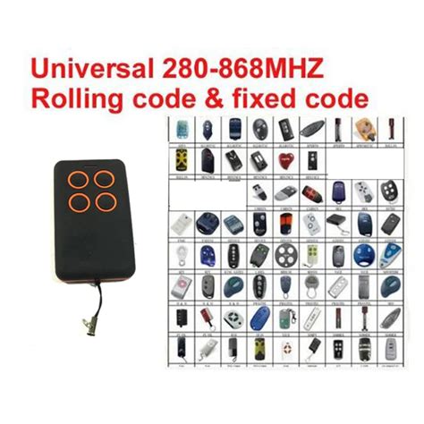 New For Multi Frequency Universal Rolling Code Transmitter Remote Copy