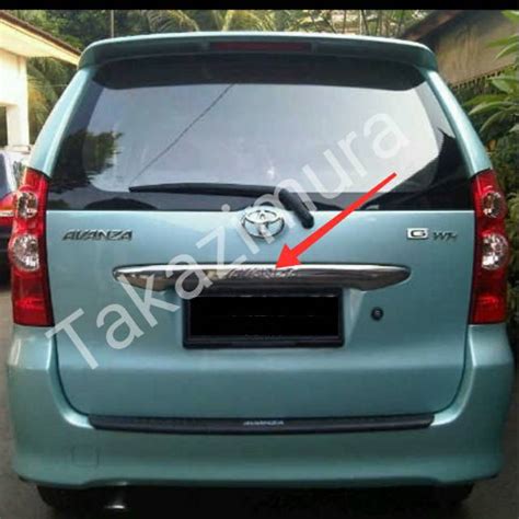 Jual List Lis Trunklid Bagasi Pintu Belakang EMBOSS Mobil Avanza