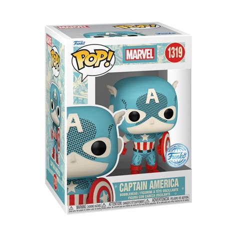 Funko Pop Marvel Retro Reimagined Captain America Special Edition