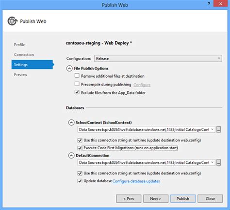 Asp Net Web Deployment Using Visual Studio Deploying To Production