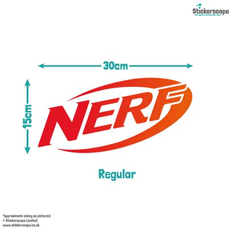 Nerf Logo Window Sticker | Stickerscape