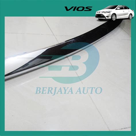 Toyota Vios 3rd Gen 2013 2018 Front Bumper Chrome LiningBerjaya Auto