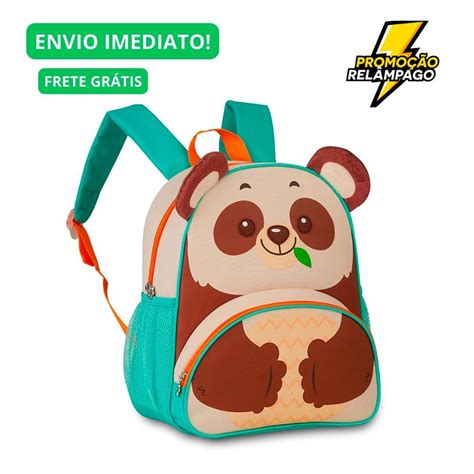 Mochila Infantil Al As Panda Shopee Brasil