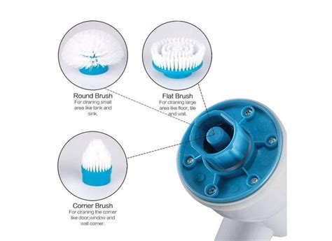 Vassoura El Trica Magic Spin Scrubber Em Recarreg Vel O Melhor