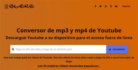 Top Convertidores De Youtube A Mp Online Y Gratis