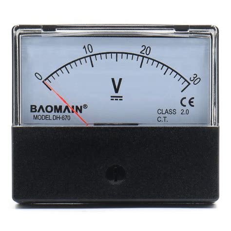 Baomain Volt Metro Dh Dc V Rectangular Clase Panel