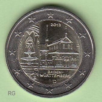 2 Euro Deutschland 2013 Kloster Maulbronn F Bfr