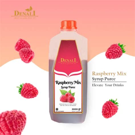 Denali Raspberry Puree Sauce Puree Concentrate Scuro Lavino