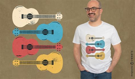 Ukelele Music Instruments T Shirt Design Vector Download