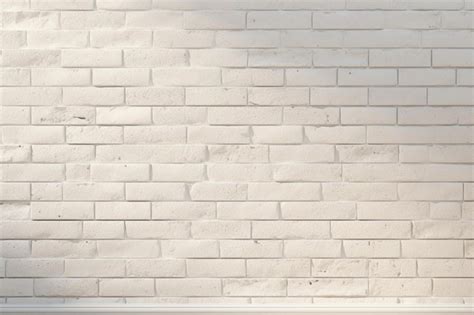 Premium Ai Image The Wall Is Made Of White Brick