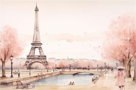 11,000+ Paris Watercolour Pictures