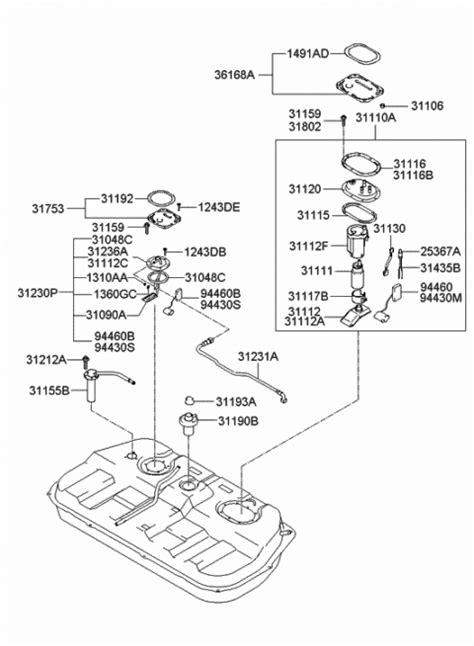 31110 26350 Genuine Hyundai Complete Fuel Pump