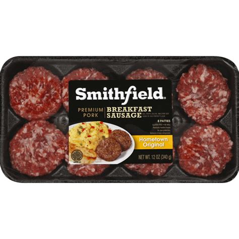 Smithfield Breakfast Sausage Premium Pork Hometown Original Sausages The Cameron Market