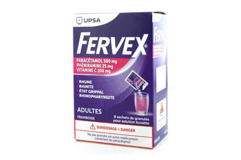 Fervex Adulte Buvable 8 Sachets Framboise Pharma Mé