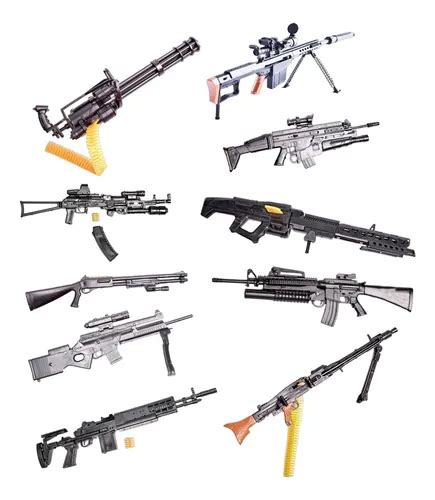 Miniatura Arma Em Escala 1 6 hot Toy Ou Falcom 10 Modelos Frete grátis