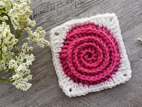 Ads Free Crochet Spiral Granny Square Pattern Crochet Bits