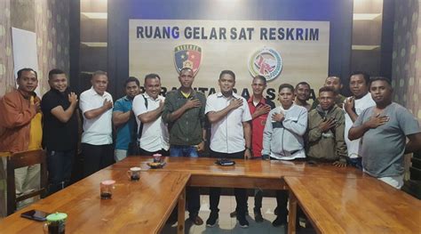 Pererat Mitra Kasat Reskrim Polres Belu Silaturahmi Dengan Awak Media