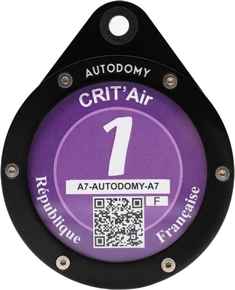 Amazon Fr Autodomy Porte Vignette Crit Air Moto Tanche Support De