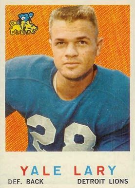 1959 Topps Yale Lary 131 Football VCP Price Guide