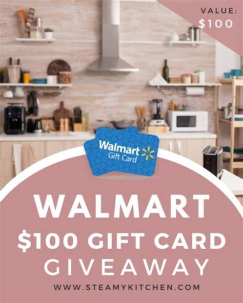 Walmart Gift Card Giveaway Steamy Kitchen Recipes Giveaways