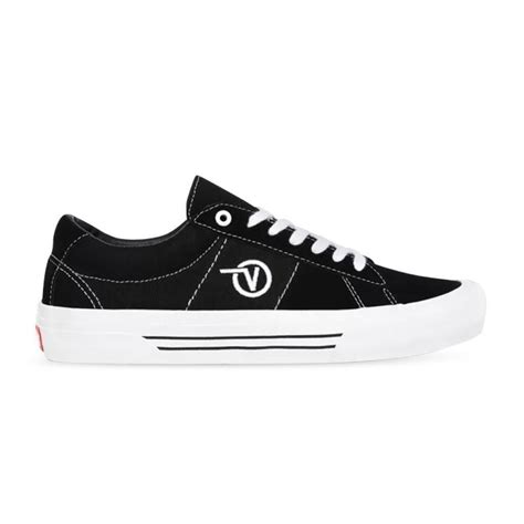 Vans Saddle Sid Pro Skate Shoe Blackwhite Boardworld Store