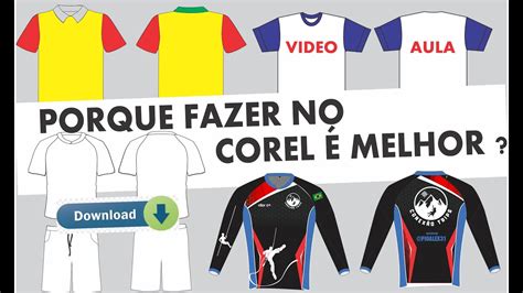 Como Usar Os LAY OUTS GABARITOS De Camisetas Em Corel Draw YouTube