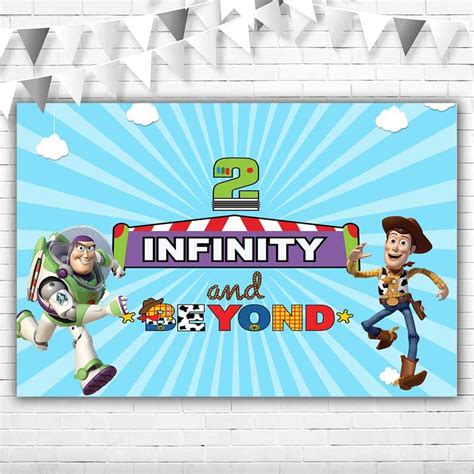 Buy Buzz Lightyear Two Infinity And Beyond Backdrop For Boy Nd