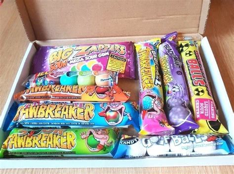 Zed Candy Jawbreakers Bubble Gum Selection T Box Hamper Bday Xmas Present Ebay Sweet