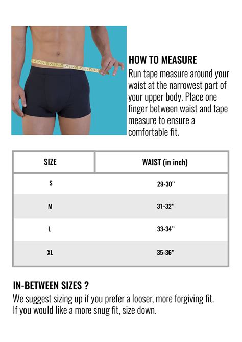 Size Chart Jockey Underwear Jockey Bra Size Chart