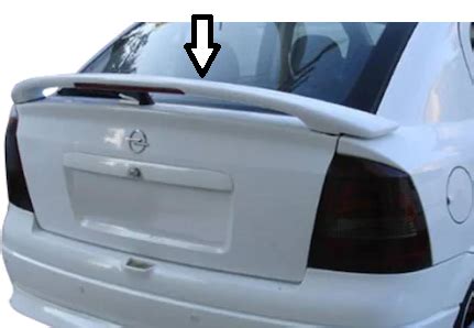 Opel Astra G Hb Spoiler Bagaj Yüksek Işıklı Opel Astra G Hb Spoiler