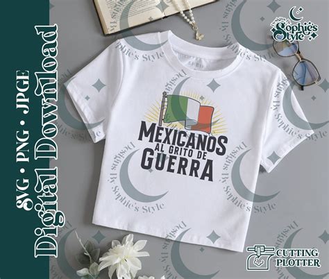 Mexicanos Al Grito De Guerra SVG PNG Digital Cut File Mexico