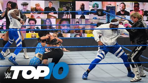 Top 10 Friday Night Smackdown Moments Wwe Top 10 April 30 2021 Win