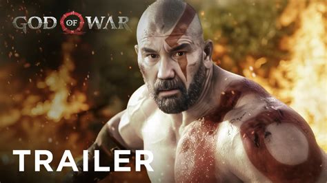 God Of War First Trailer Dave Bautista YouTube