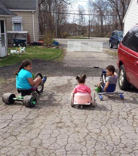 Girl with spina bifida inspires family to make wheelchairs