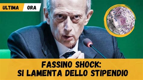 Pietro Fassino Shock Si Lamenta Della Busta Paga Youtube