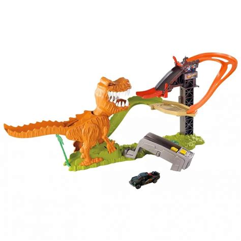 Pista Hot Wheels Ataque Do T Rex Toyshow Tudo De Marvel Dc Netflix Geek Funko Pop Colecion Veis