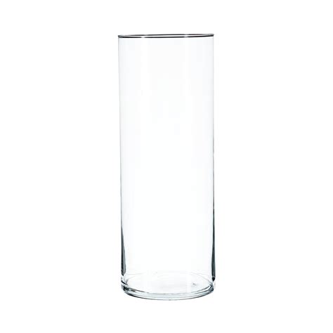 Vase Cylindre Transparent H Cm