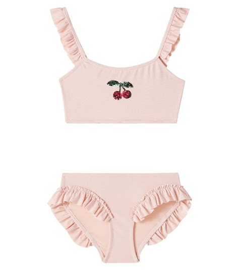 Jade Embellished Bikini In Pink Konges Slojd Mytheresa