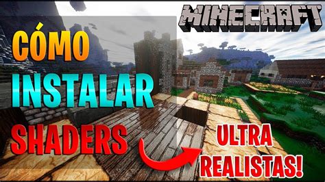 CÓMO INSTALAR LOS MEJORES SHADERS en MINECRAFT Gratis y Rápido