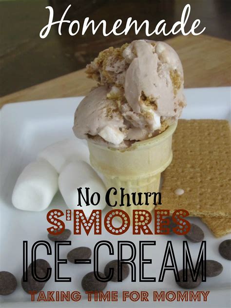 Homemade S Mores No Churn Ice Cream