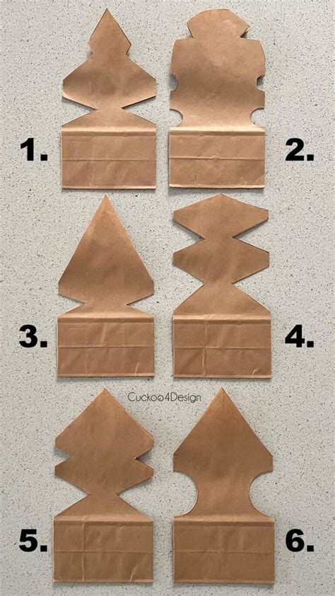 How To Make Large 3D Paper Bag Snowflakes Using Lunch Bags In 2022