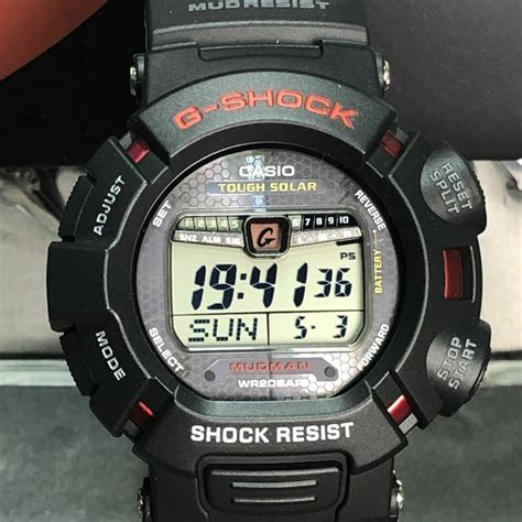 Casio G G Shock Mudman Tough Solar Watch Ebay