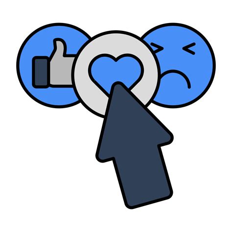 An Icon Design Of Social Response 24169790 Vector Art At Vecteezy