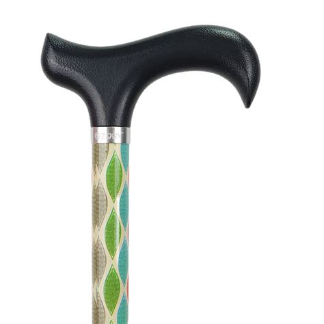 Elegant Leaf Pattern Derby Handle Cane Walkingsticks Co Uk