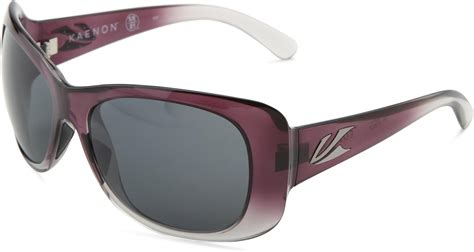 Kaenon Women S Eden Polarized Sunglasses Purple Frame Grey Lens One Size