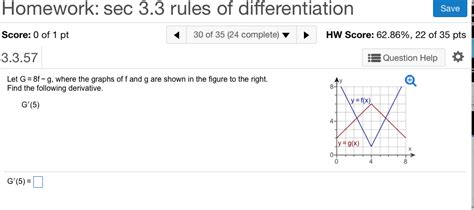 Solved Let G = 8f - g, where the graphs of f and g are shown | Chegg.com 