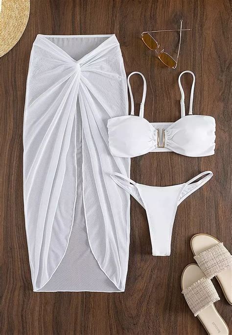 Buy Lycka Lyx European Lady Bikini Swimwear White Online